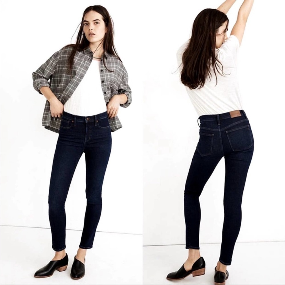 Madewell 9" Mid-Rise Skinny Jeans in Orland Wash: TENCEL™ Denim, 30. Like new!